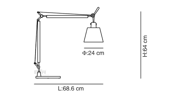 BVH博威灯饰 Tolomeo Basculante Tavolo 台灯